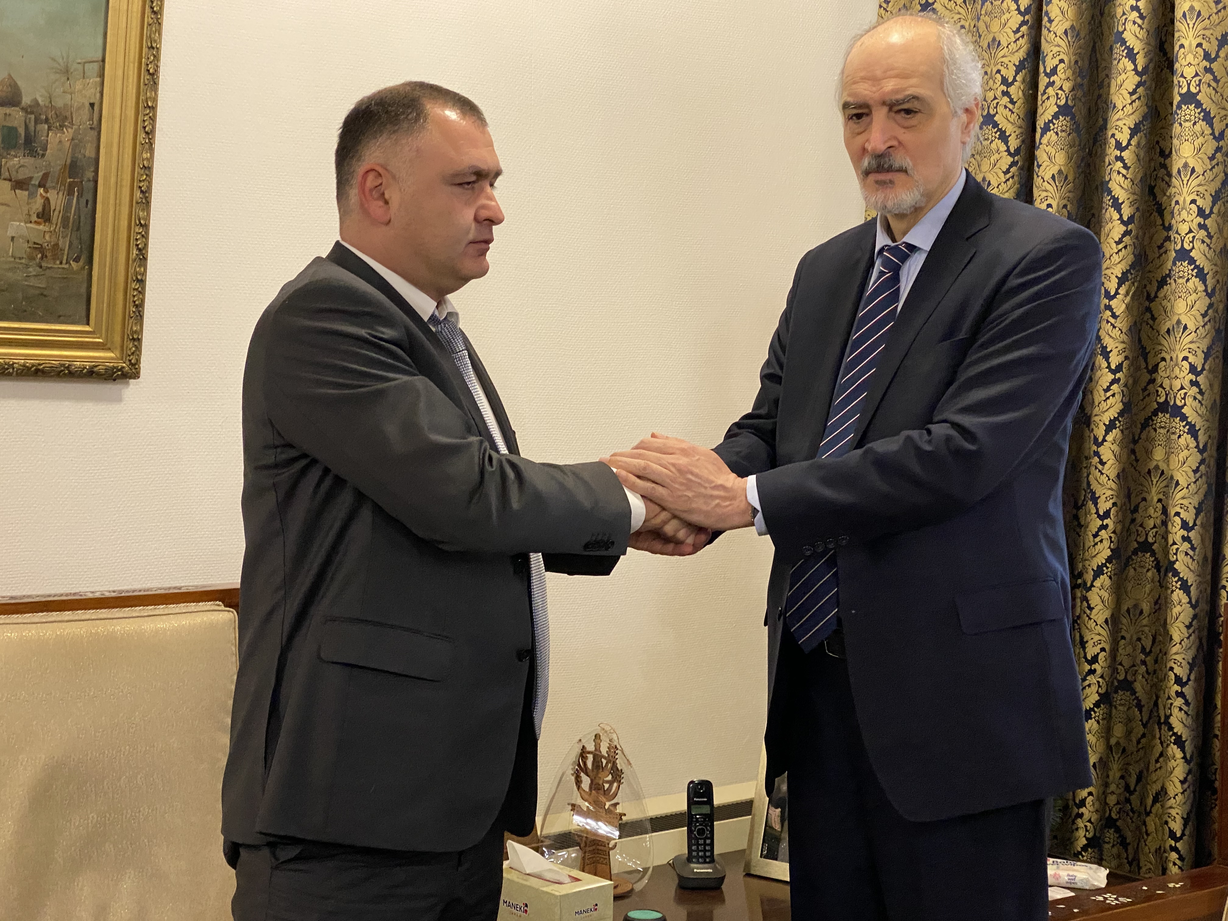 Алан Гаглоев посетил Посольство Сирии