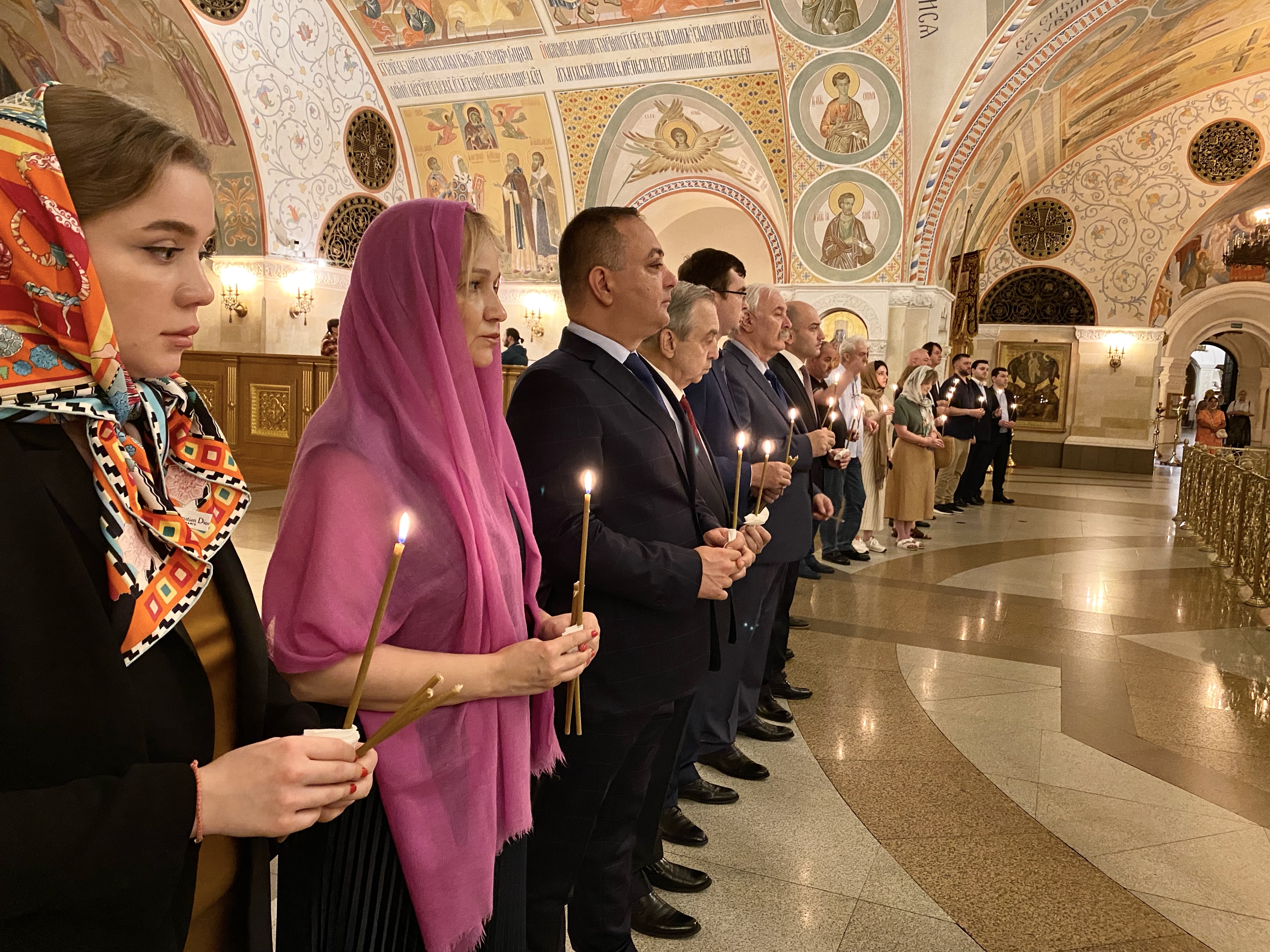 В Москве прошел молебен по жертвам войны 08.08.08.