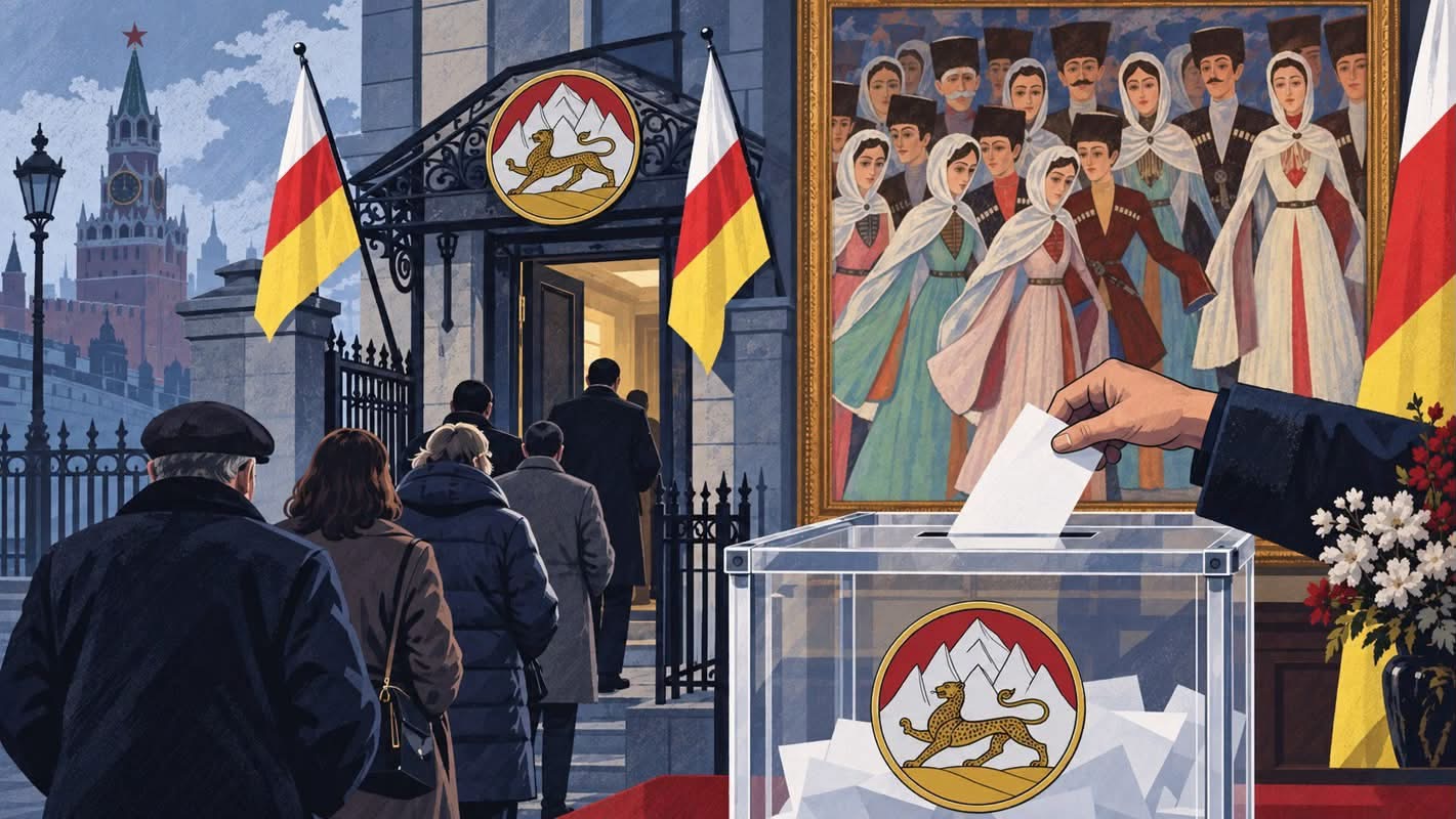 Голосование с осетинским колоритом: как выбирают президента Южной Осетии в Москве